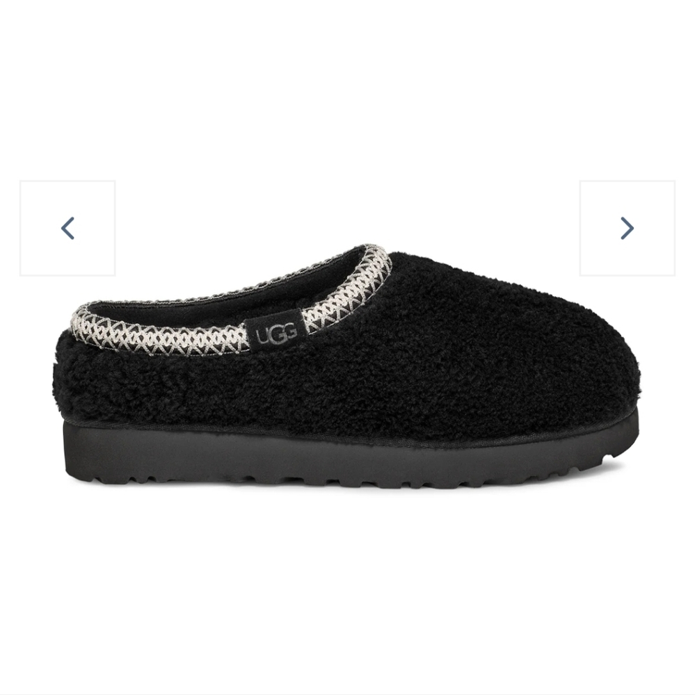 UGG Tasman Maxi Curly black size 10 NEW